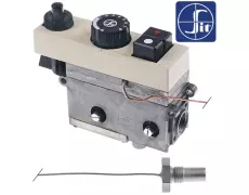 regulator gazu z termostatem SIT Minisit 710 110-190°C temp. max 190°C