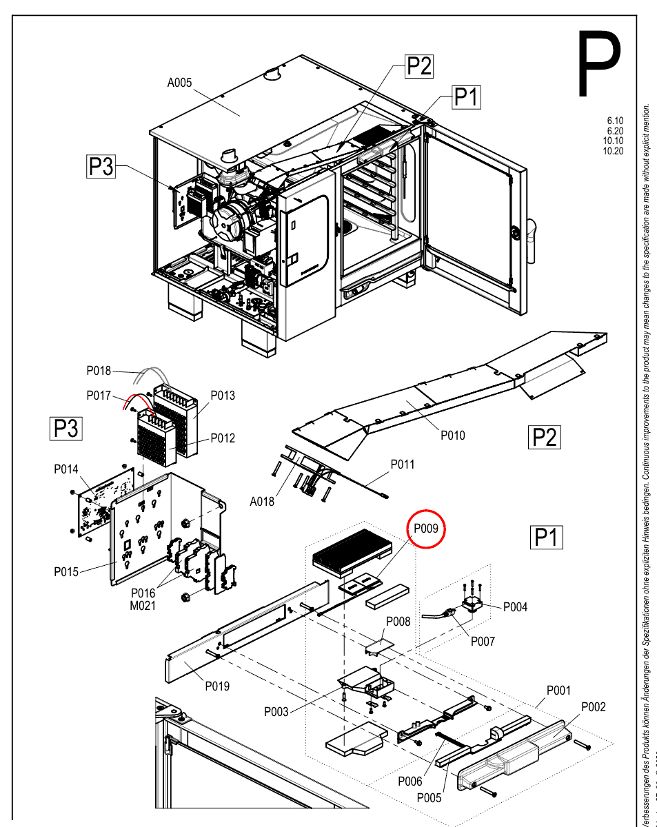 Wiązka X2 elementów Peltiera ConvoSense do pieca Convotherm 4 / maxx pro 6.10 / 10.10 - 5254971
