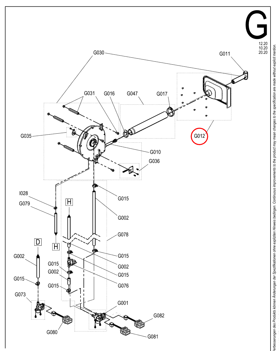 Uchwyt zwijanego prysznica ręcznego do pieca Convotherm 4 / maxx pro - 6064246