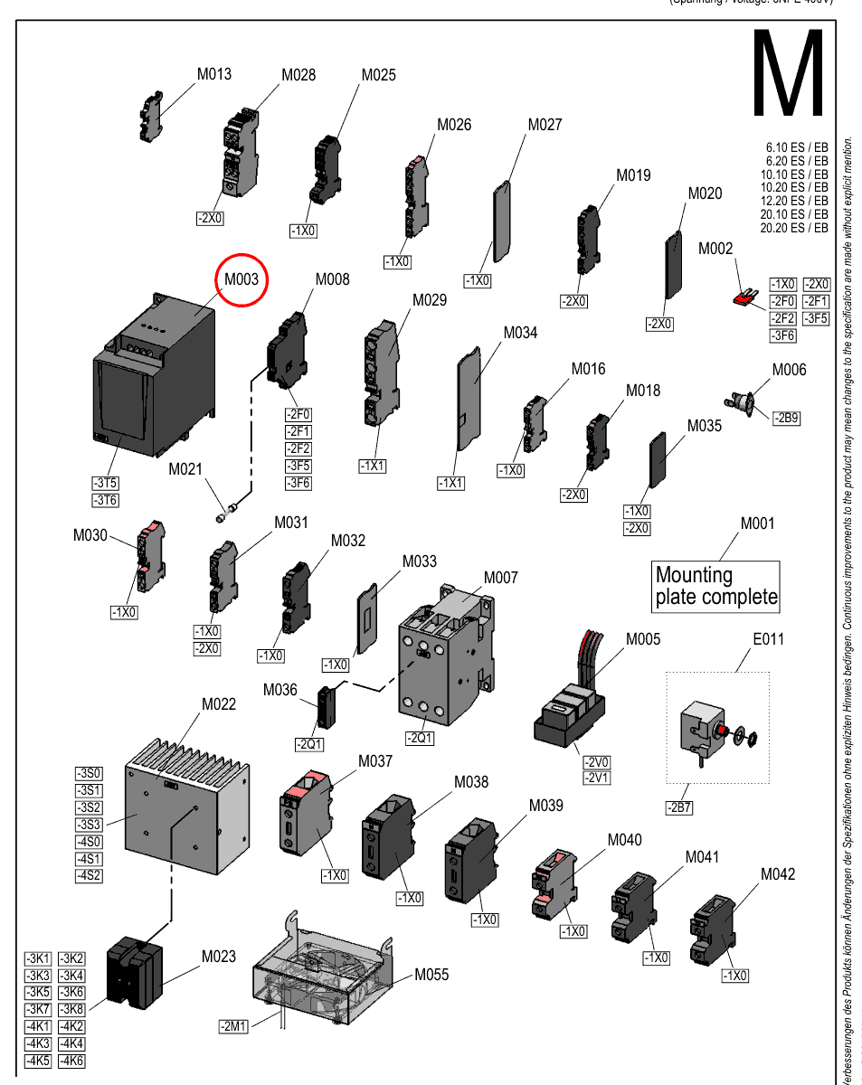Falownik F1 0,75 kW, 1N~ 100-120 V do pieca Convotherm 4 / maxx pro - 5056386