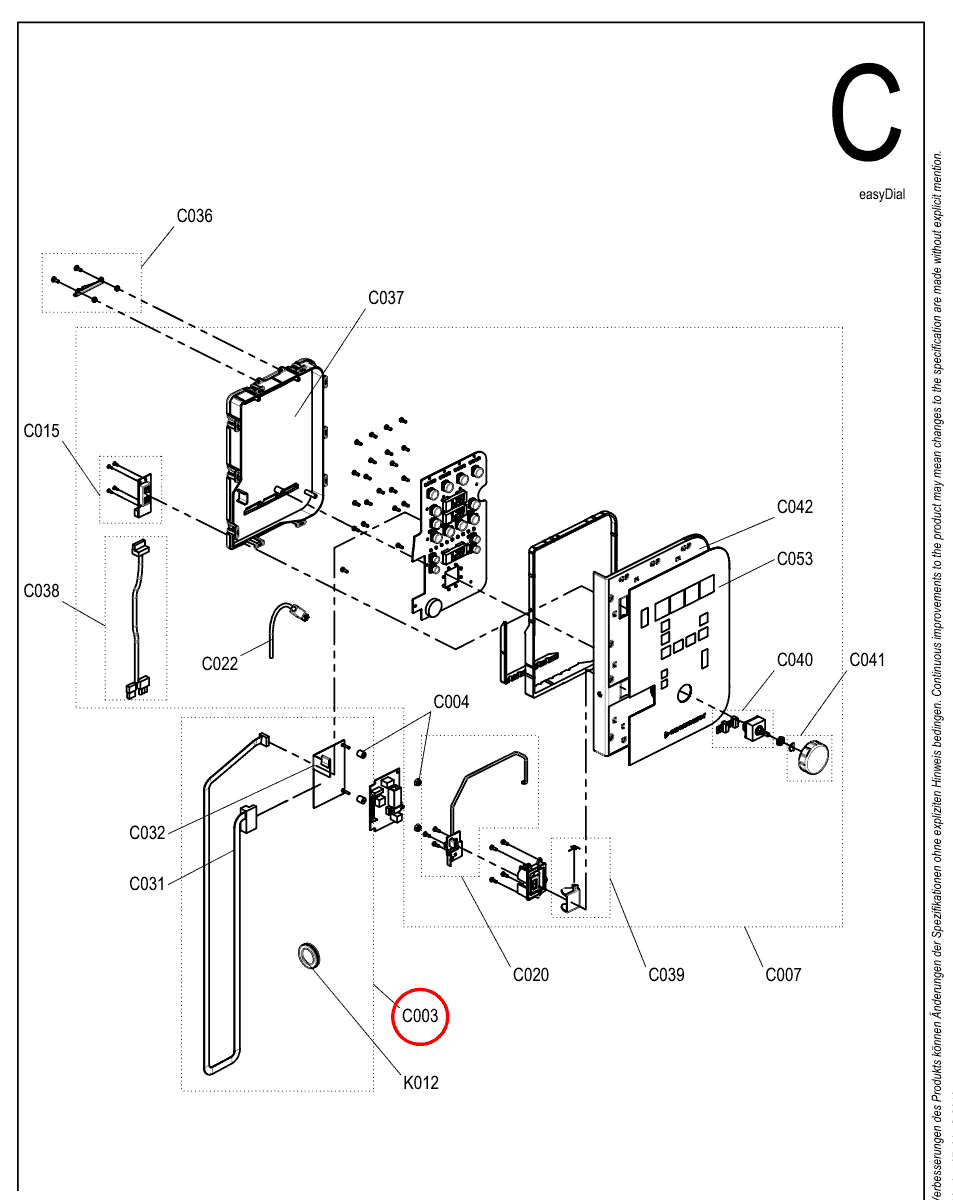 Zestaw modułu komunikacyjnego Ethernet easyDial do pieca Convotherm 4 / maxx pro - 5064813