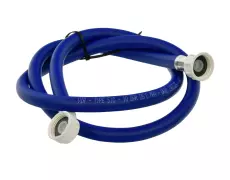wąż zasilający z kolanem PVC podł. 3/4" dł. 1500mm DN12 niebieski Silanos 520.460