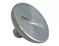śruba radełkowana M5 dł. gwintu 7mm śr. 20mm wys. 3mm stal nierdzewna Fagor 505.034