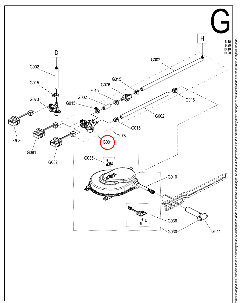 Elektrozawór podwójny 230 V do pieca Convotherm 4 / maxx pro - 5056379