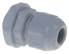 dławik kablowy PG7 śr. kabla 8mm śr. mocowania 15mm WS19 plastik - 550.990