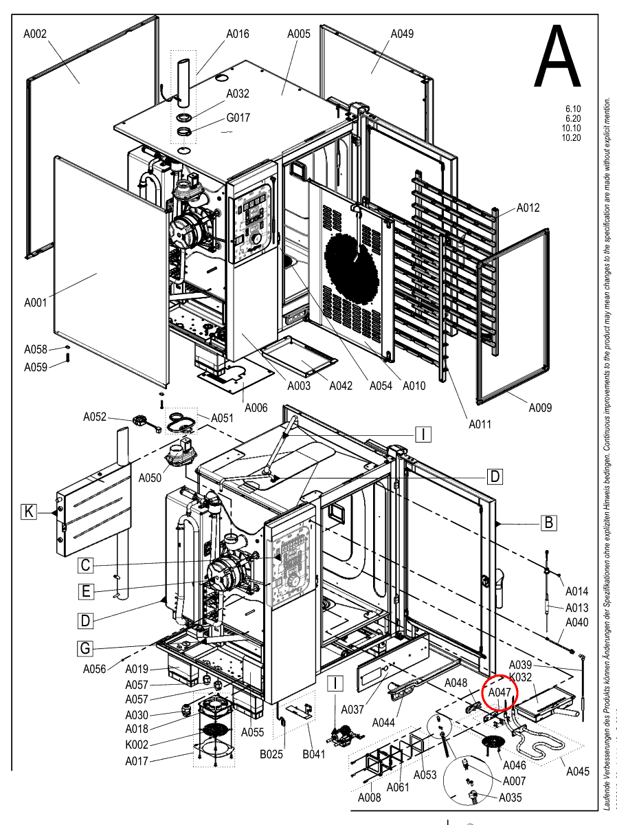 Zestaw mocujący grzałkę skrzynki wędzarniczej Smoker do pieca Convotherm 4 / maxx pro 6.10 / 6.20 / 10.10 / 10.20 - 6056943