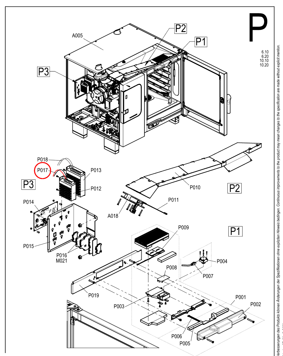 Wiązka X5 zasilania ConvoSense 12 V do pieca Convotherm 4 / maxx pro - 5254973