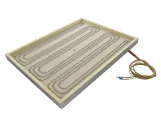 promiennik prostokątny dł. 550mm szer. 424mm wys. 33mm 8500W 400V