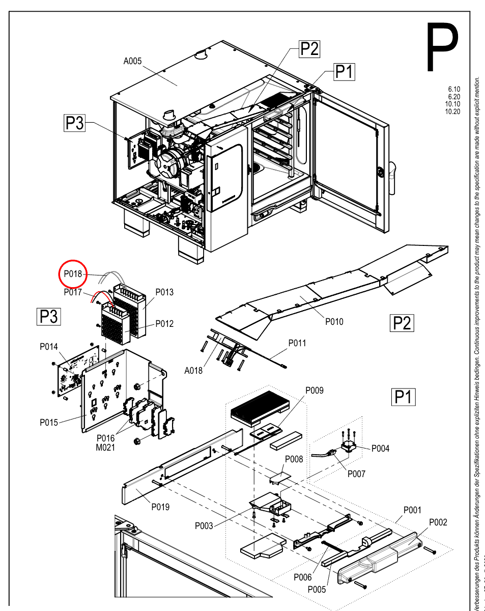 Wiązka X4 zasilania ConvoSense 24 V do pieca Convotherm 4 / maxx pro - 5254974